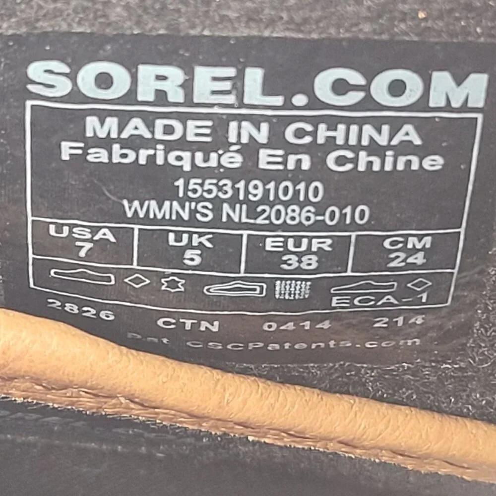 Sorel Medina II Women's Brown Black Waterproof Ankle Boots NL2086-010 US Size 7 - Picture 12 of 12